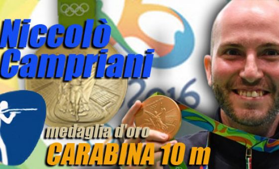 olimpiadi rio 2016 niccolo campriani oro