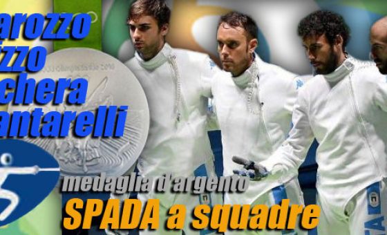 rio 2016 squadra spada argento